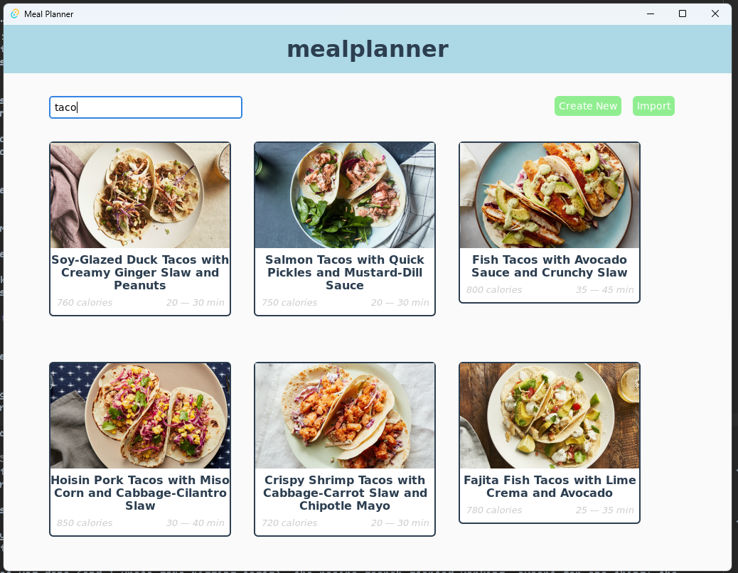 Mealplanner