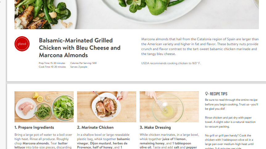 Recipe Format 2