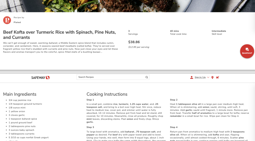 Recipe Format 3